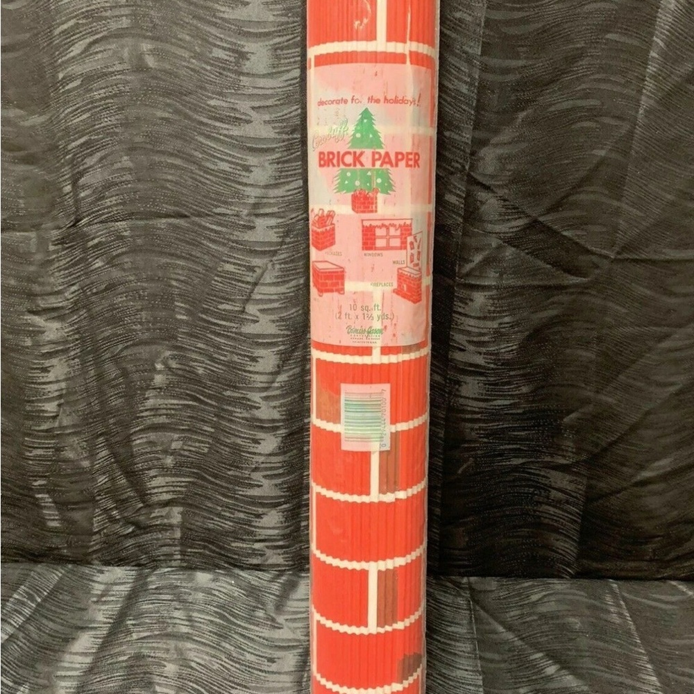 CUSTOM FOR MARTJE - Vintage Brick Paper & Origami Card Ornament